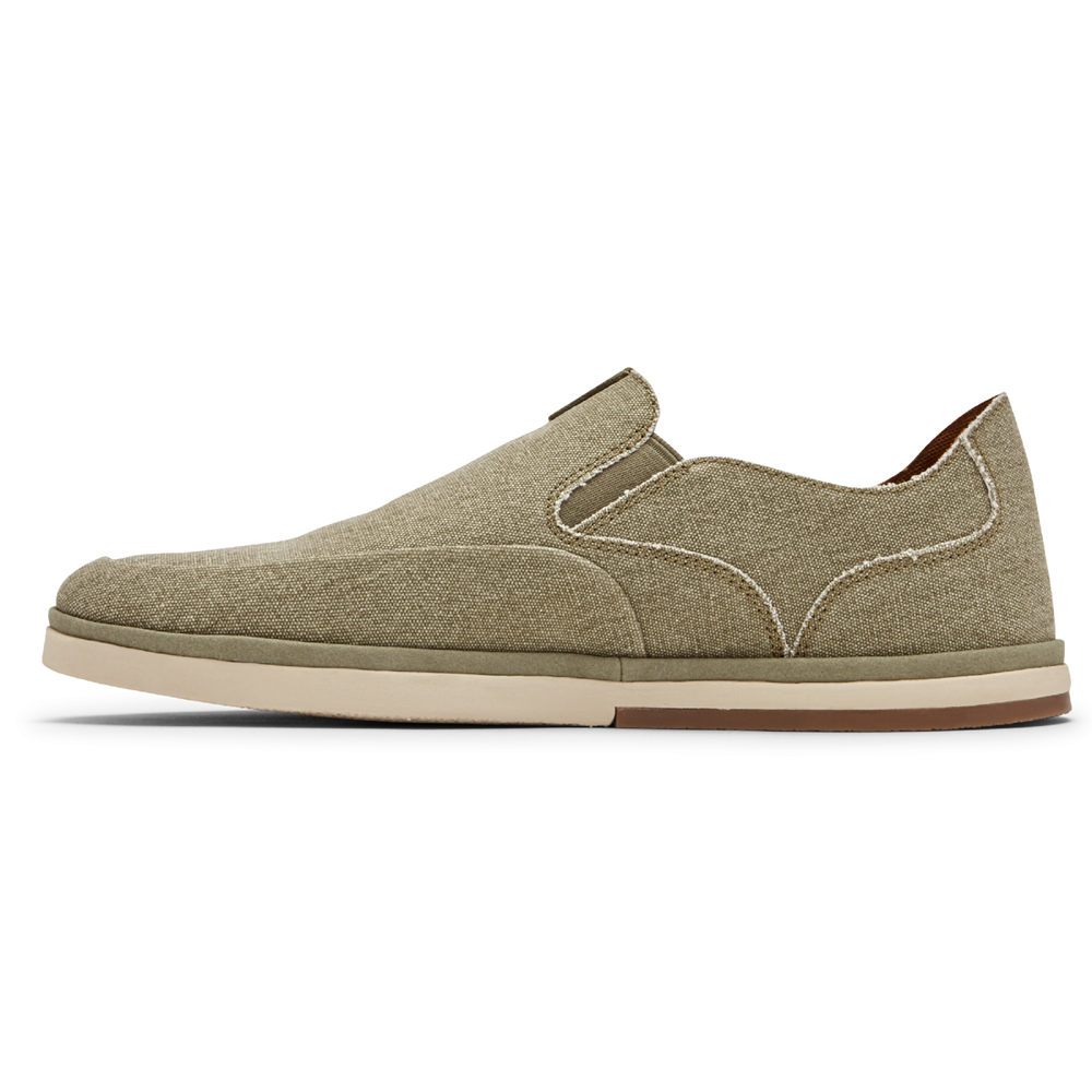 Rockport Slip-Ons Herre Olivengrønne - Austyn - HZQL69873